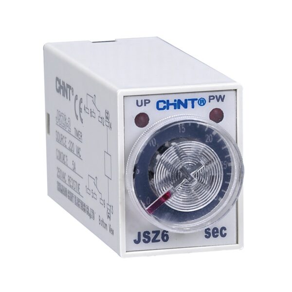 TEMPORIZADOR CON REGULADOR GIRATORIO JSZ6-2 60seg