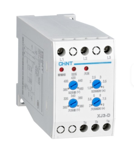 RELE DE PROTECCION CONTRA FALTA DE FASE , SECUENCIA, SOBRE Y BAJA TENSION TRIFASICO XJ3-D AC380V