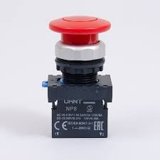 BOTON EMERG. ROJO SIN/ENCLAVE, IP 65, 1NC- RED